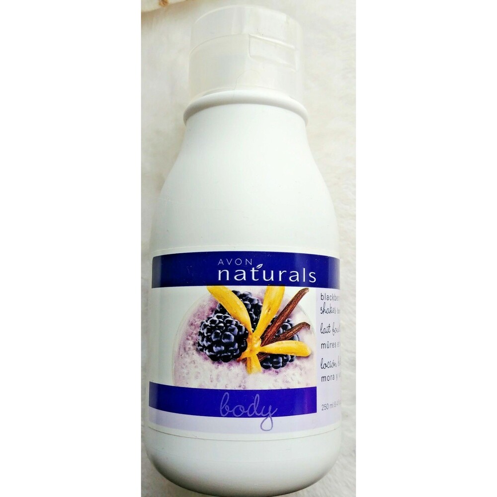 moisturizer New Avon Naturals shakes Lotion hydration skin blackberry vanilla
